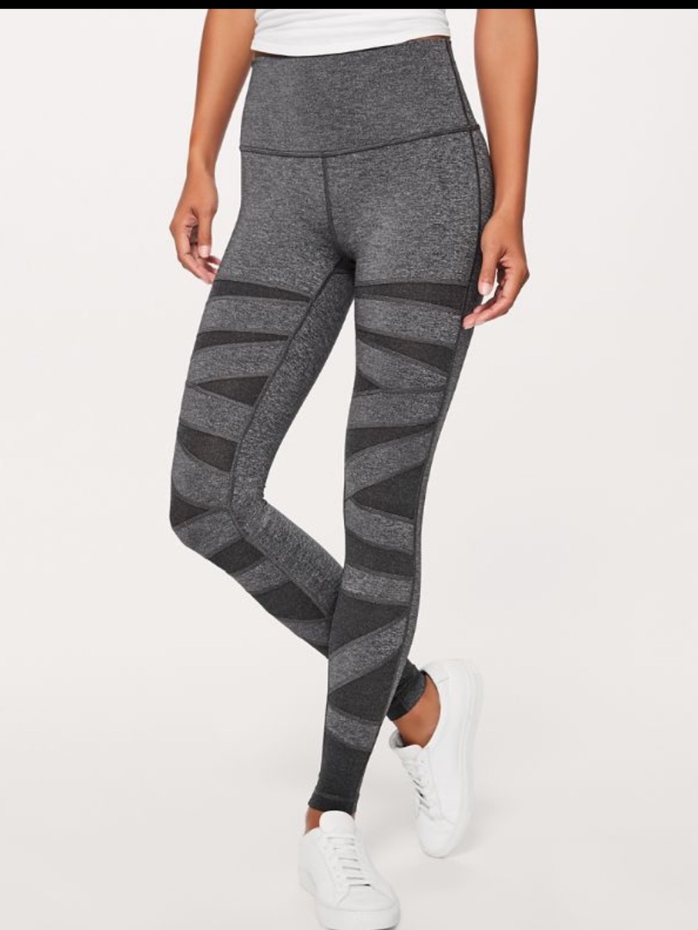 Lululemon Wunder Under HR Tight 28" SE Tech Mesh Gray  4